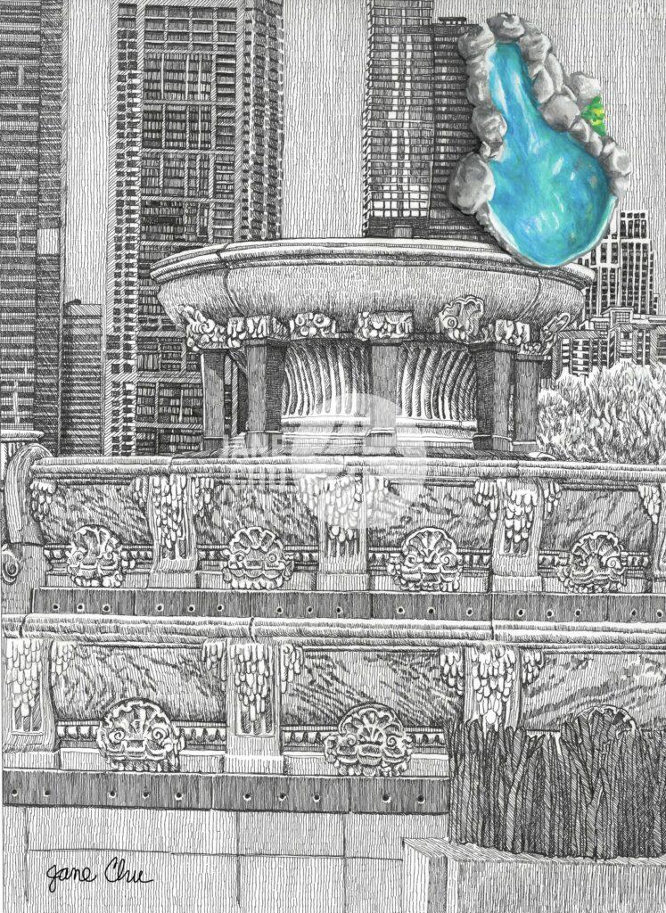 Buckingham Fountain in Grant Park