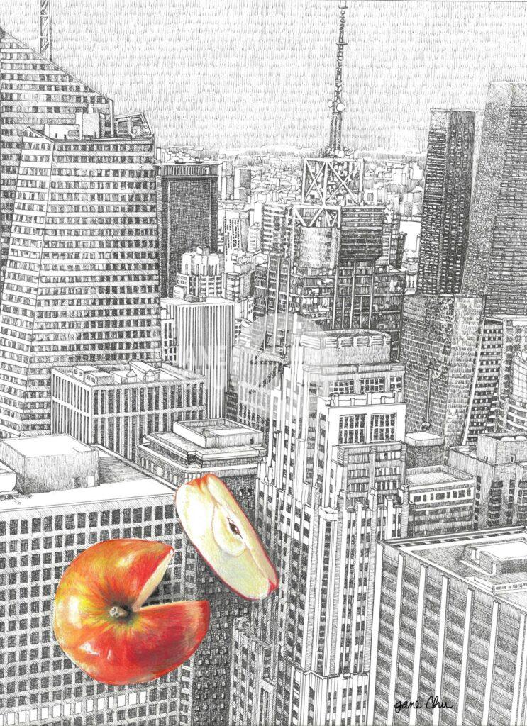 Skyscrapers looking southwest