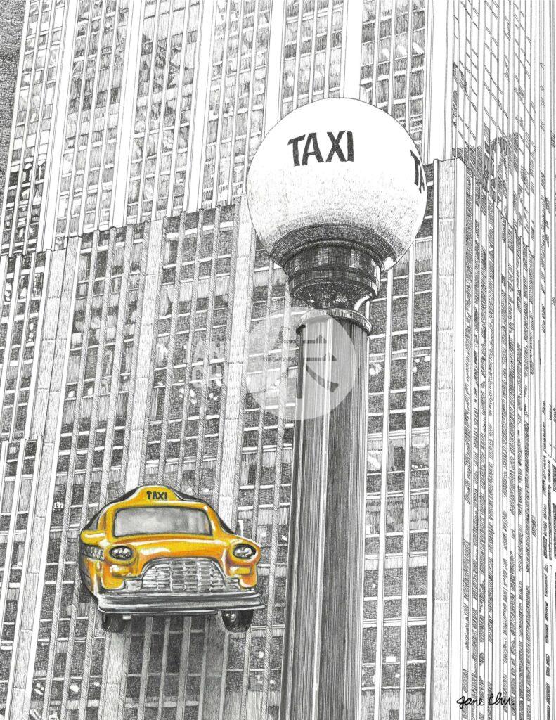 Vintage Taxi Stand
